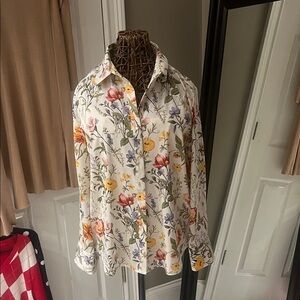 Floral Print Women's Blouse
